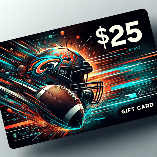 $25 Touchdown Threadz Gift Card
